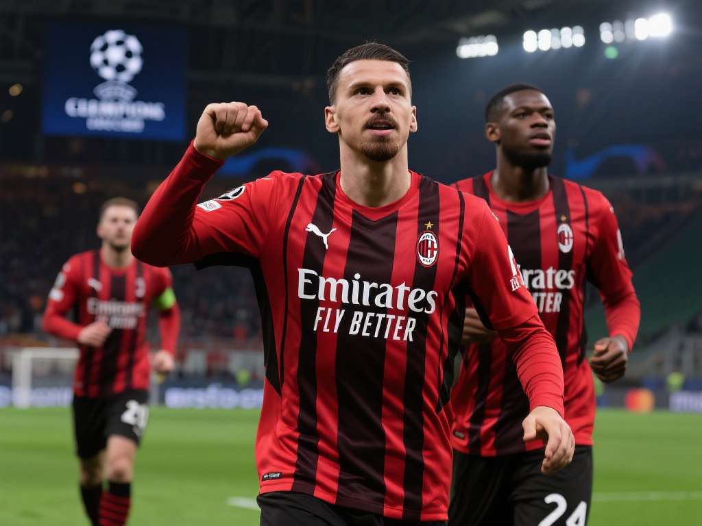 体育快讯:AC米兰欧冠赛场表现及关键球员发挥 (体育快讯:AC米兰欧冠赛场表现亮眼,关键球员发挥抢眼) 在欧洲足坛的最高舞台——欧冠赛场上,AC米兰作为意