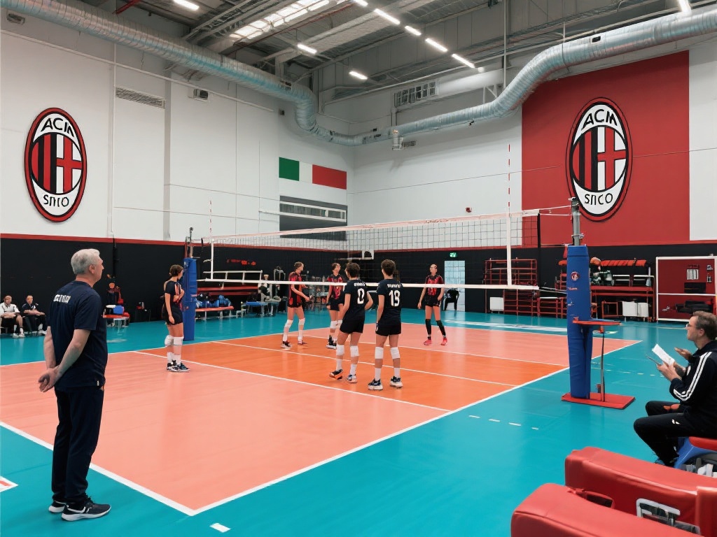 米兰体育排球青训体系:打造未来排球巨星的摇篮 (米兰体育排球青训体系:铸就未来排球巨星的摇篮之地) 米兰体育在硬件设施上投入巨大,拥有符合国际标准的室